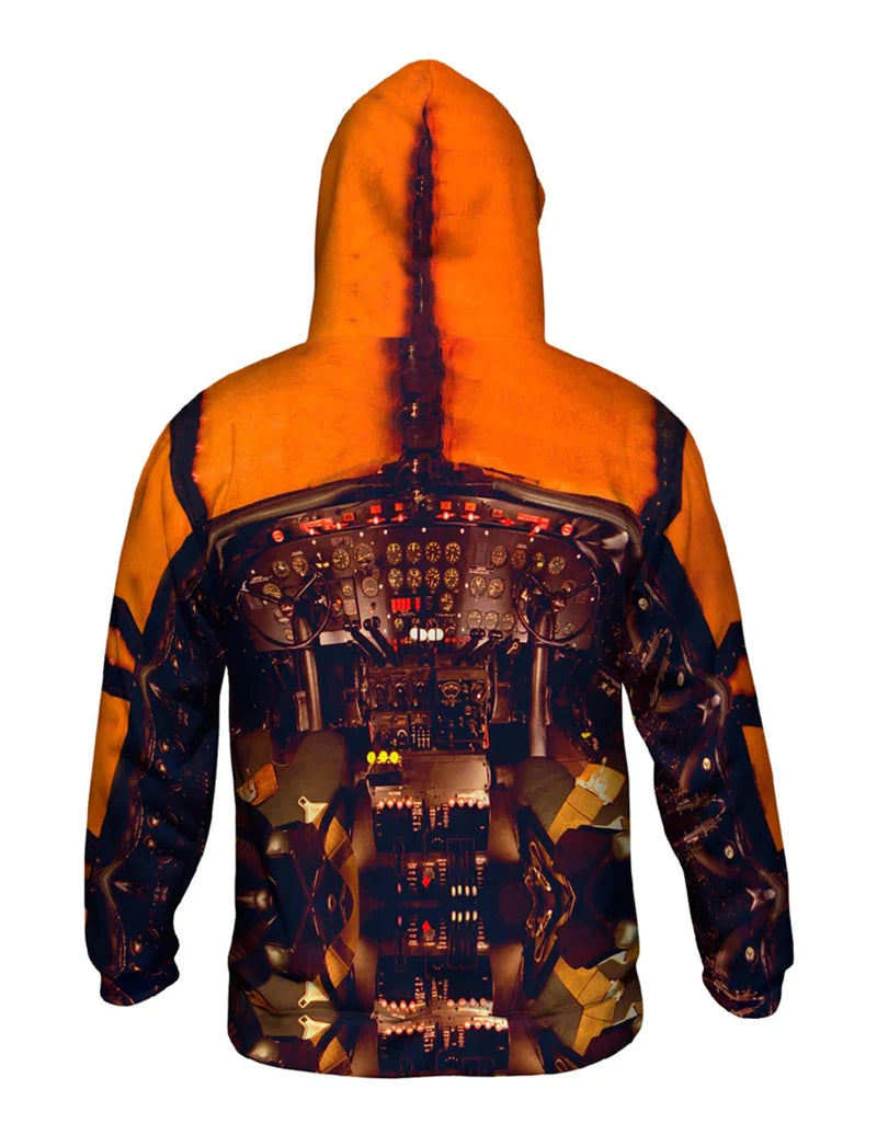 Men's 3D Aircraft Hoodie – Harajuku Pullover