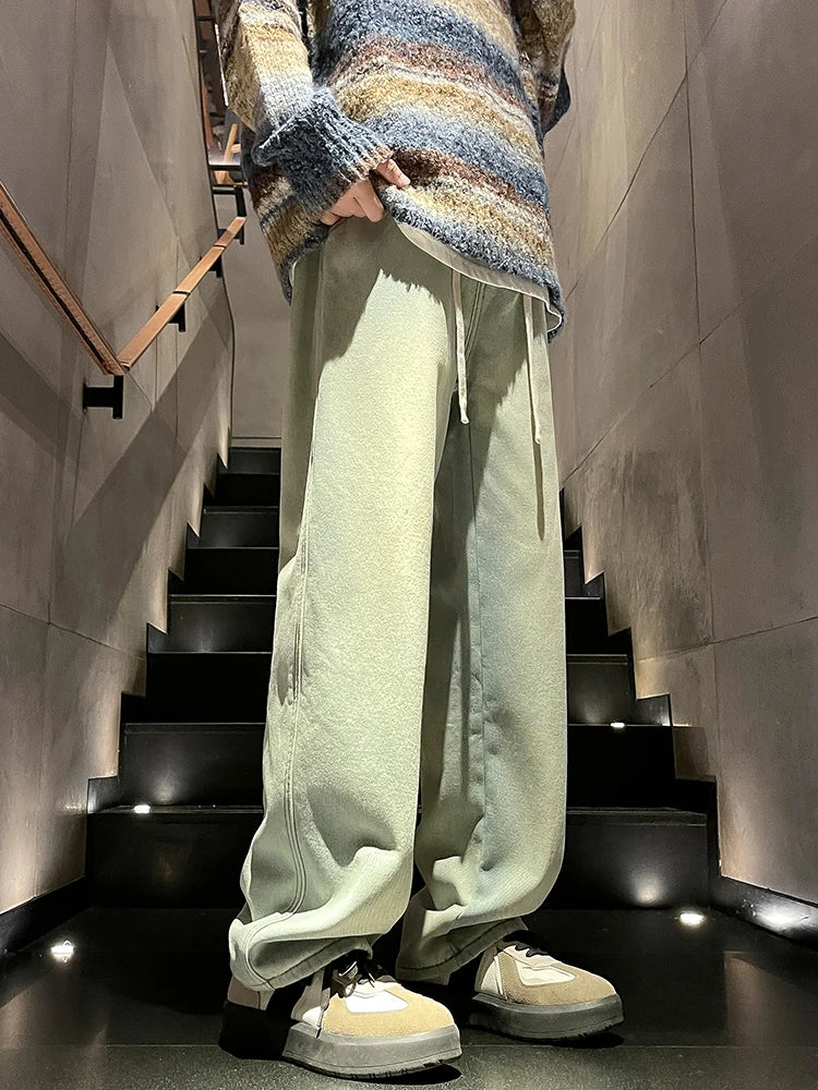 Winter Jeans, Korean Style, Fleece Lined, Warm Denim