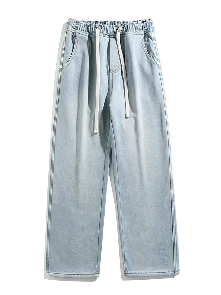 Winter Jeans, Korean Style, Fleece Lined, Warm Denim