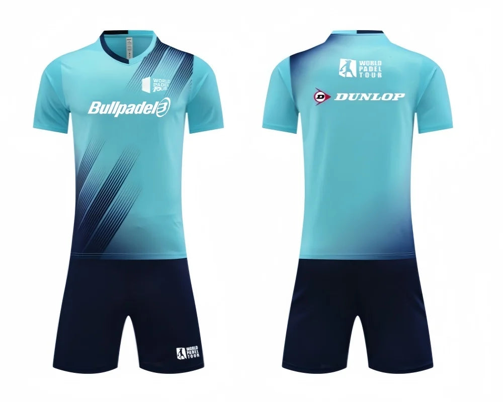 Men's Summer T-shirt & Shorts Set Stylish Tennis & Badminton Sportswear