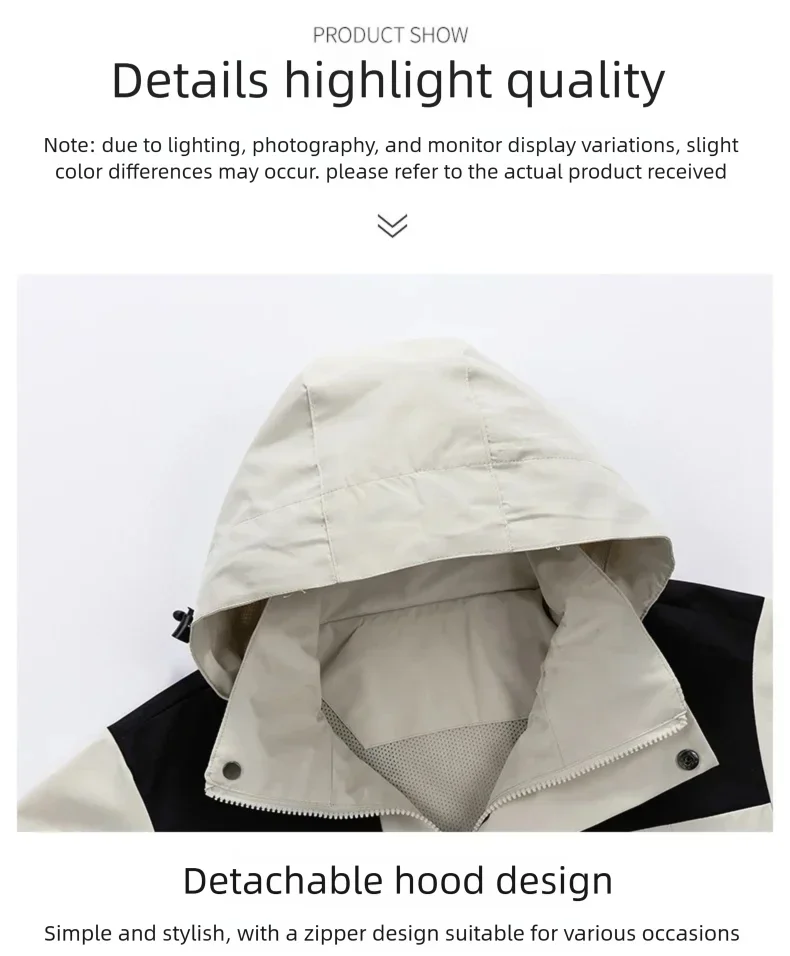 Outdoor, Jacket Men, Women Windproof Waterproof Hiking Autumn