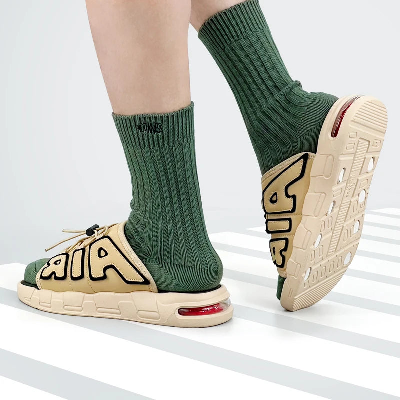 Men's Summer Sandals Beach Flip-Flops Breathable Outdoor Shoes