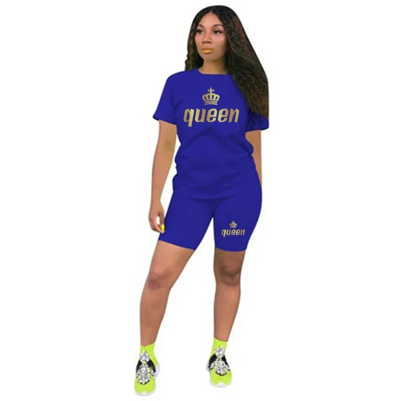 Queen 2024 Women's Summer 2-Piece Tracksuit