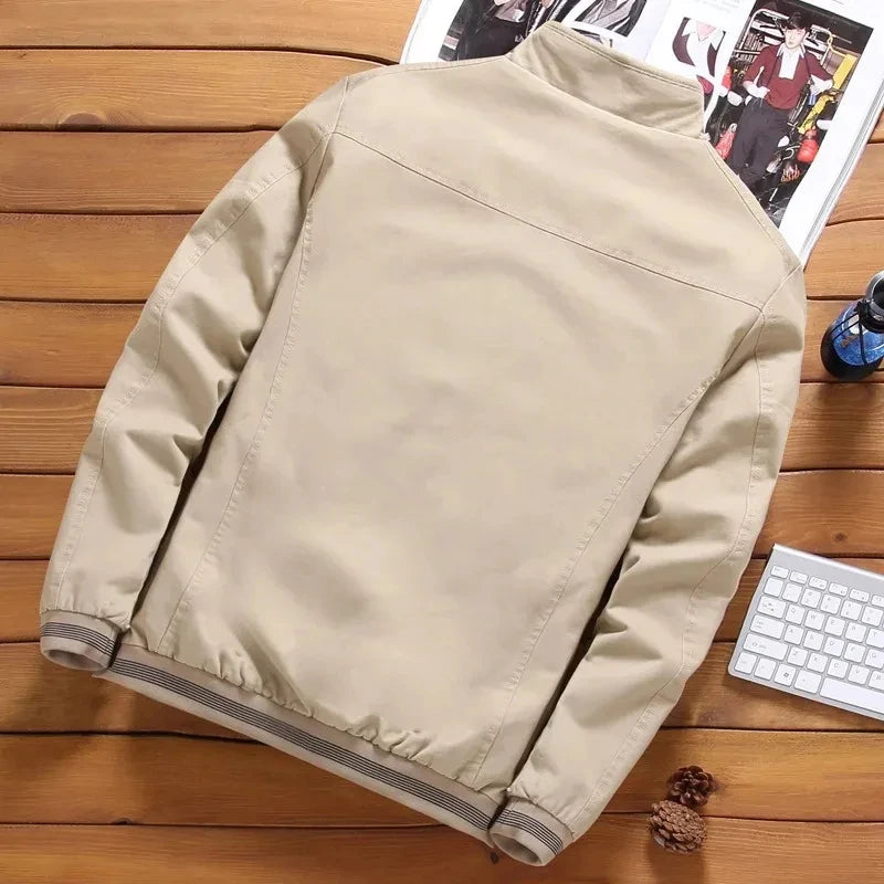 Men's Jacket Winter Coat Casual, Warm Thickened Zipper Large Cold-proof