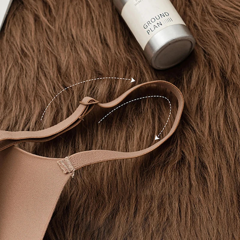 Seamless push-up bra – soft, breathable, wireless comfort