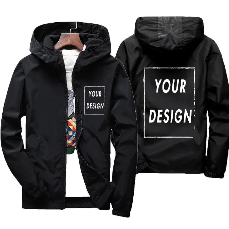 2025 Men's Windproof Autumn Jacket – Custom Logo
