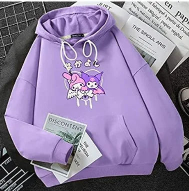 Kuromi Anime Cute Women's Hoodie Y2K Sweatshirt