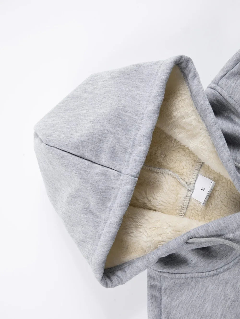 Men's Winter Zipper Jacket Fleece Hooded Coat