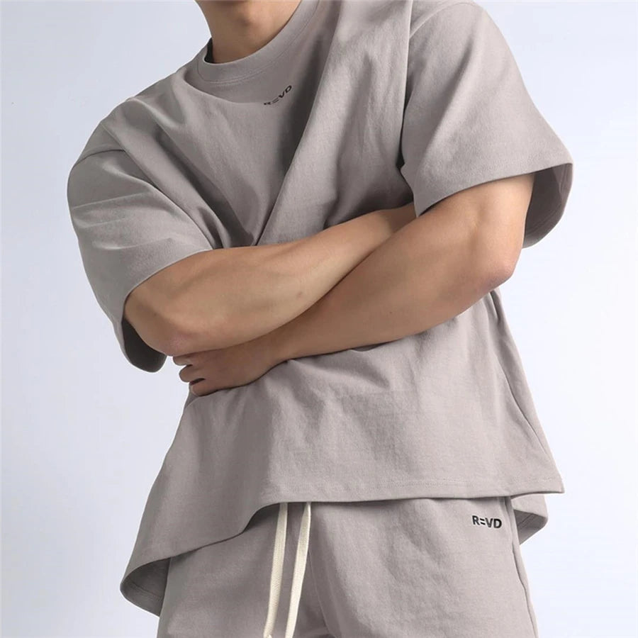 Men Cotton T-Shirt, Hip Hop, Sports, Workout, Fitness