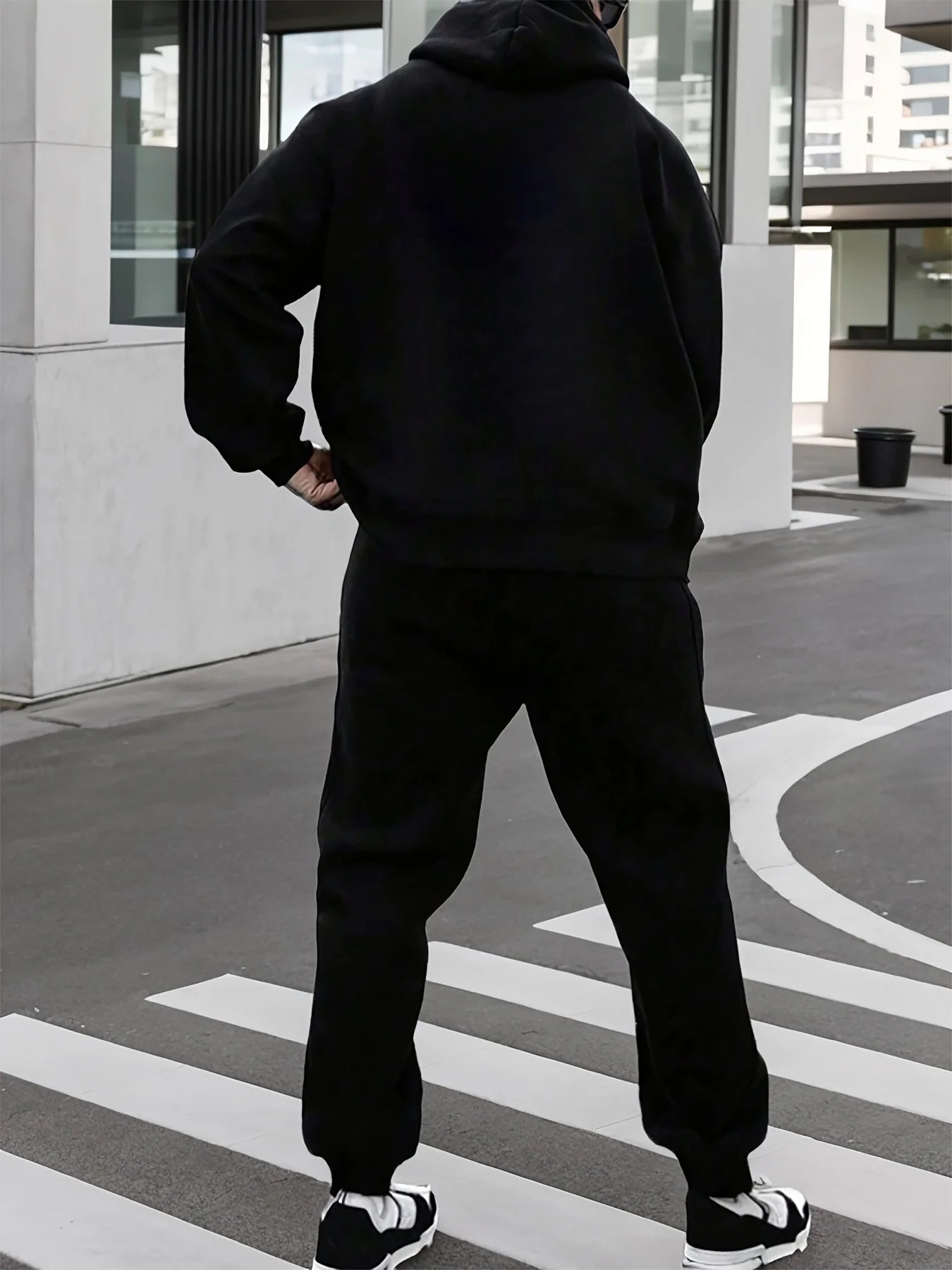 Men's Fleece Hoodie Set – Casual Sportswear