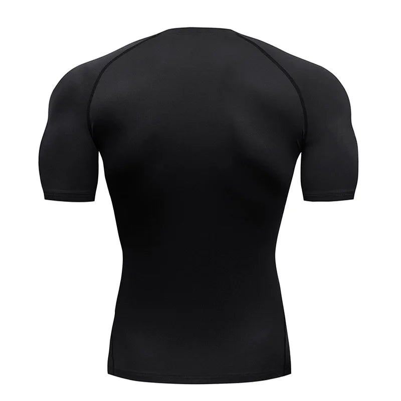 Men’s Compression Gym T-Shirt – Quick Dry Sport Tee