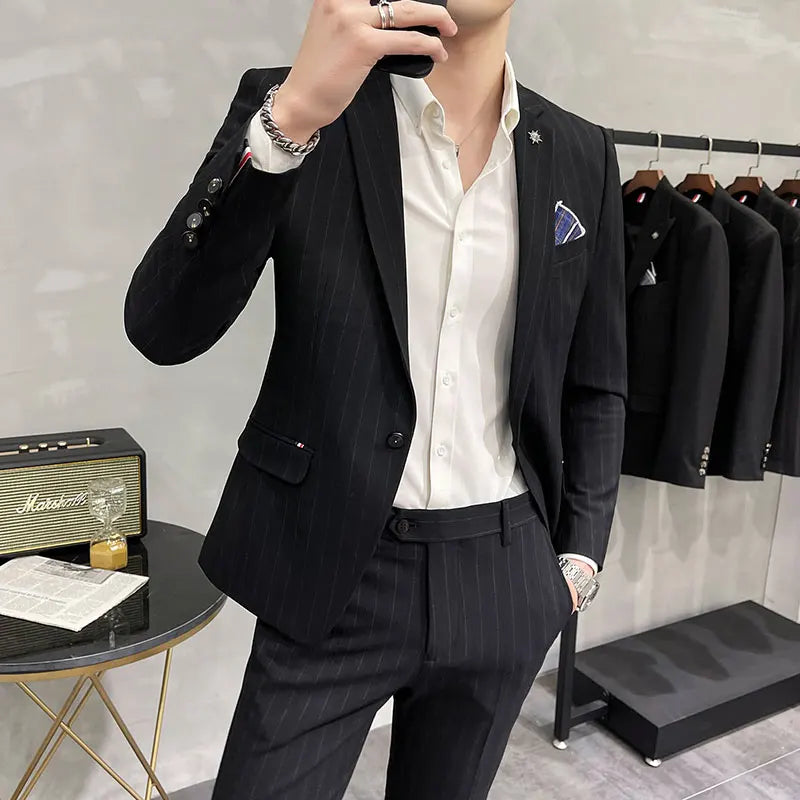 Men's Luxury Two-Piece Wedding & Business Suit