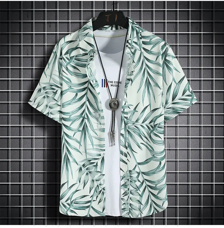 Men’s Hawaiian Beach Set – Quick Dry Summer Outfit