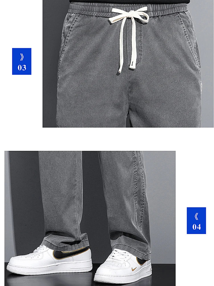 Men's Spring/Summer Soft Lyocell Loose Jeans