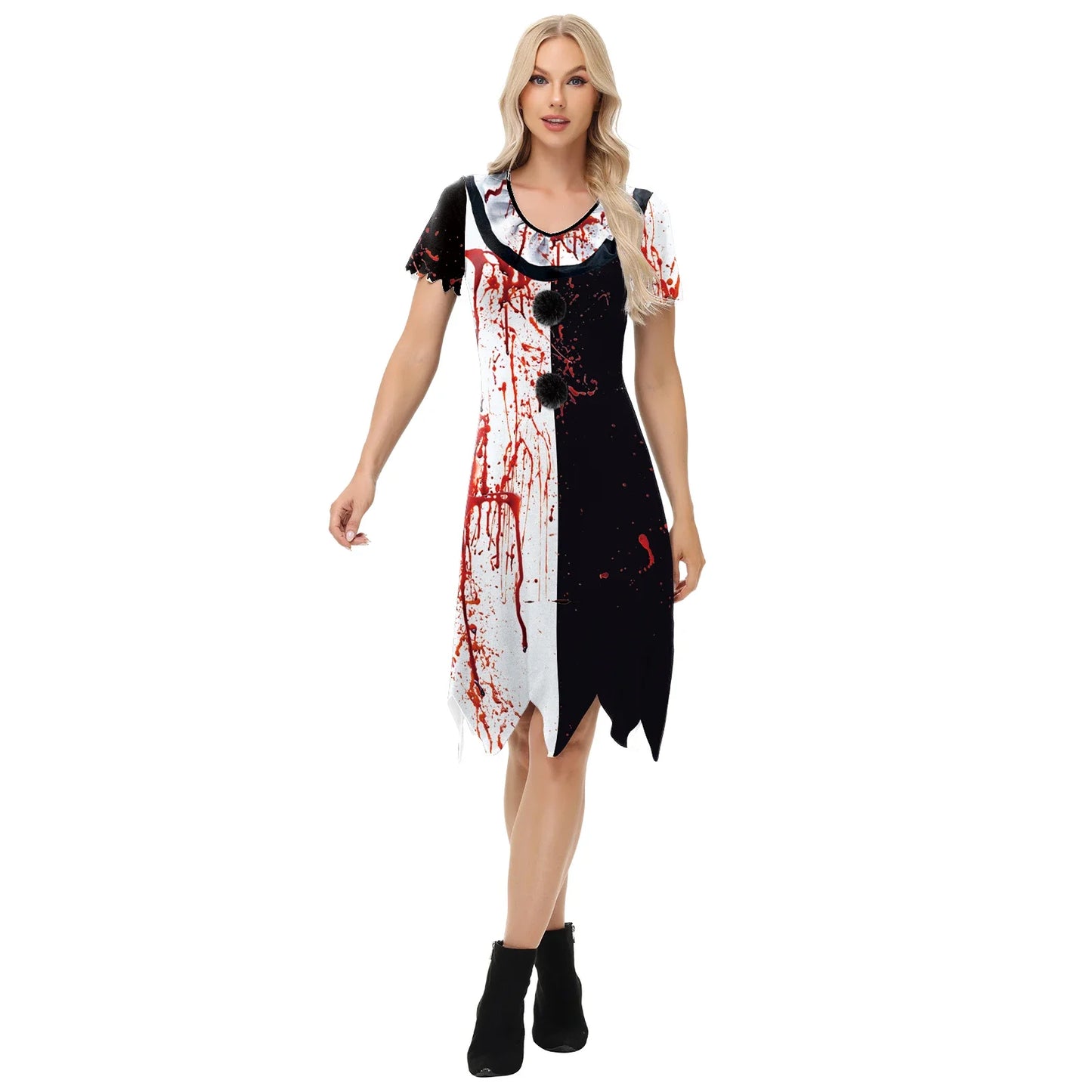 Terrifier 3 Clown Cosplay Dress for Women