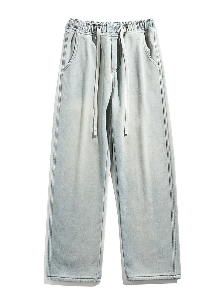 Winter Jeans, Korean Style, Fleece Lined, Warm Denim