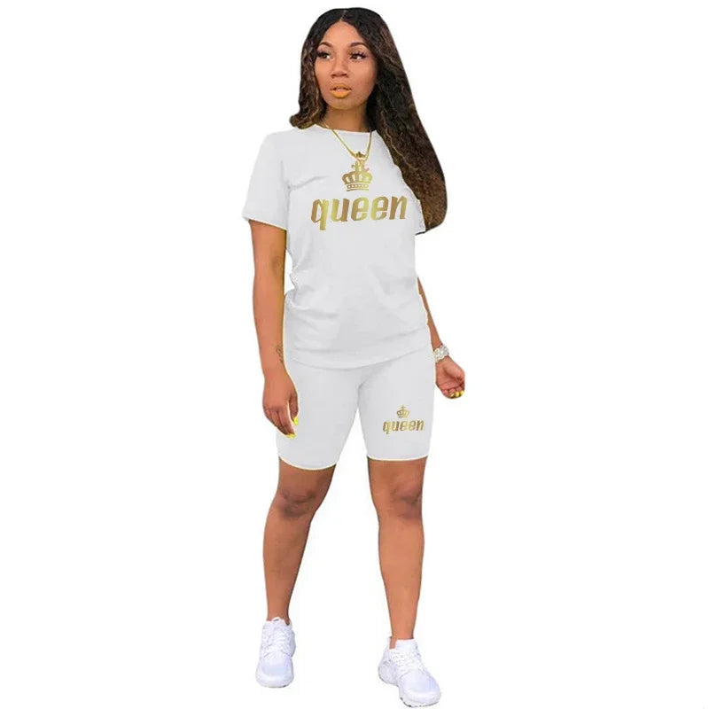 Queen 2024 Women's Summer 2-Piece Tracksuit