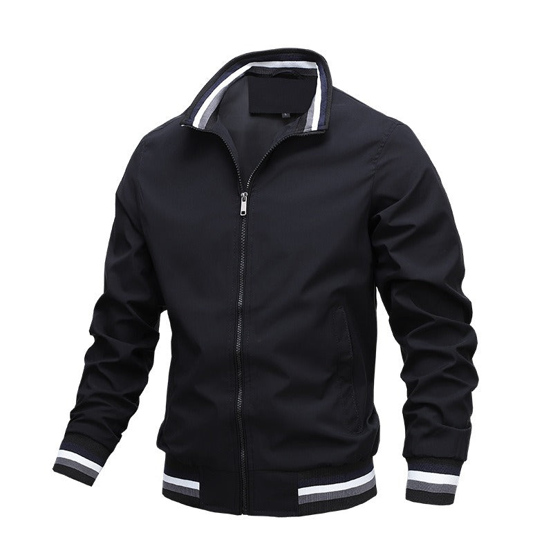 Men's Autumn Winter Waterproof Zipper Bomber Jacket