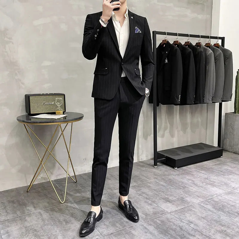 Men's Luxury Two-Piece Wedding & Business Suit