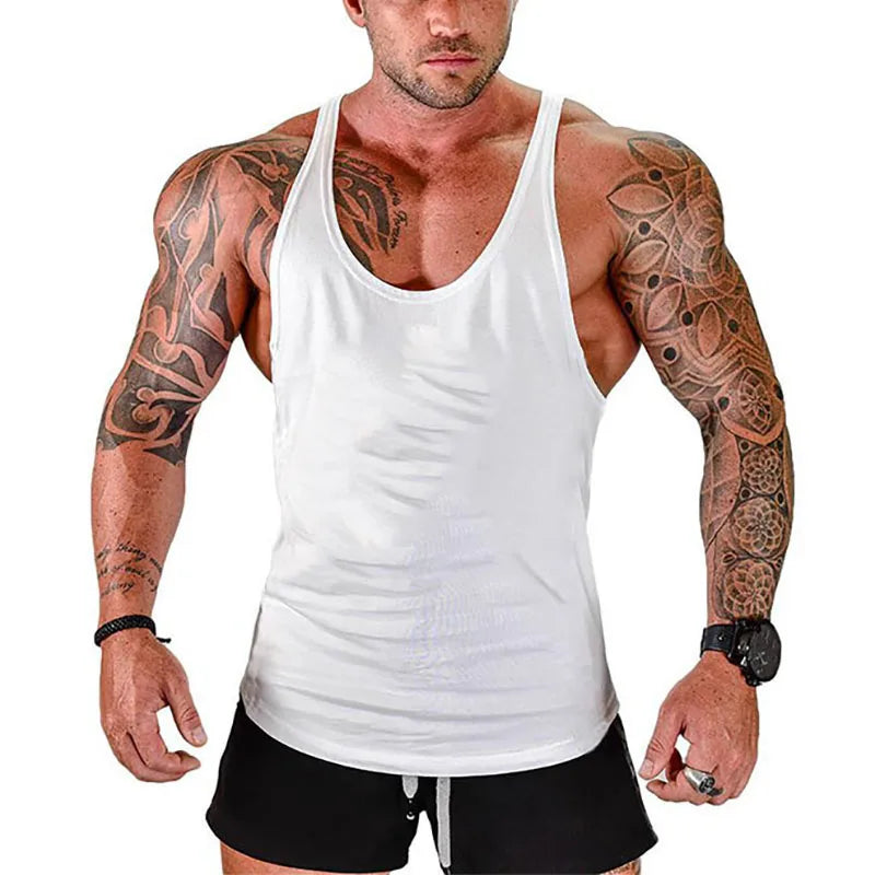 Men’s Quick Dry Gym Tank Top – Sleeveless Fitness Vest