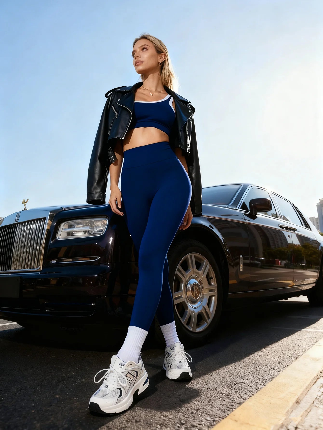 Women’s 2pcs Yoga Set – High Waist Leggings & Bra