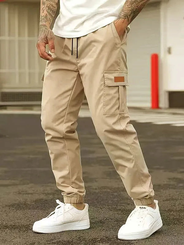Men's Casual Cargo Jogger Pants – Relaxed Fit Outdoor Sweatpants