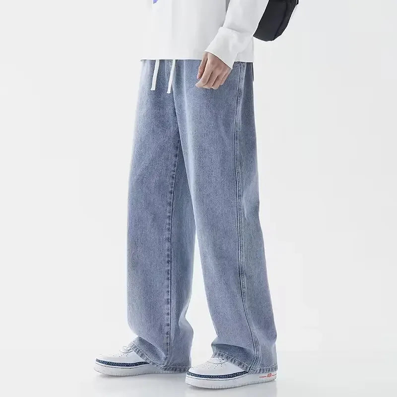 Men's Loose Denim Jeans, Oversized Streetwear, Y2K Fashion
