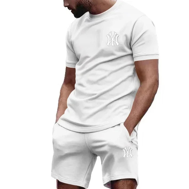 Men's Summer Sports Set – T-Shirt & Shorts 2025