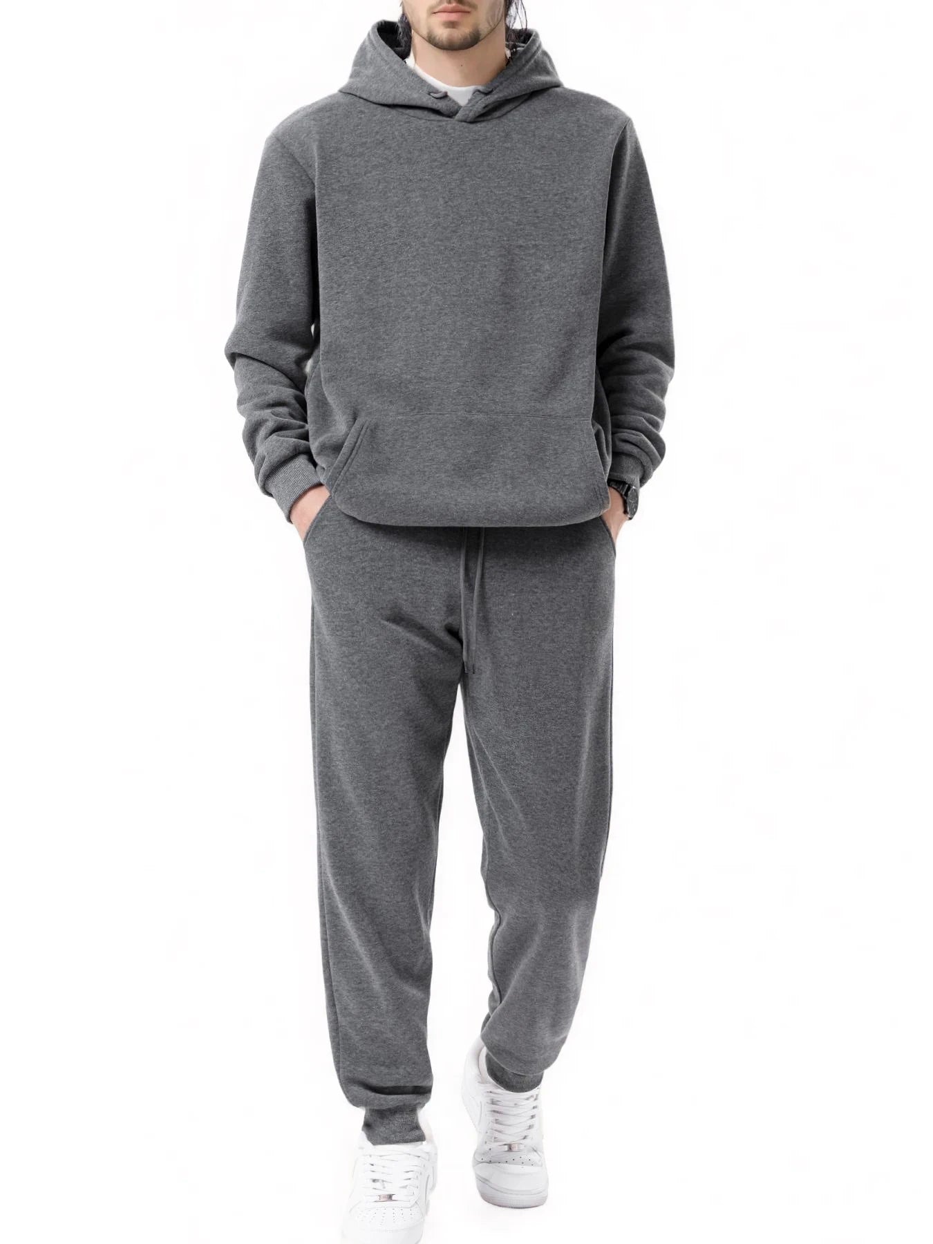 Men's, Sports Hoodie Pants Casual Outdoor Autumn Winter