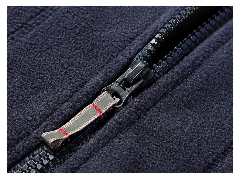 Men’s Jacket, Winter Fleece, Tactical, Outdoor, Hiking, Army