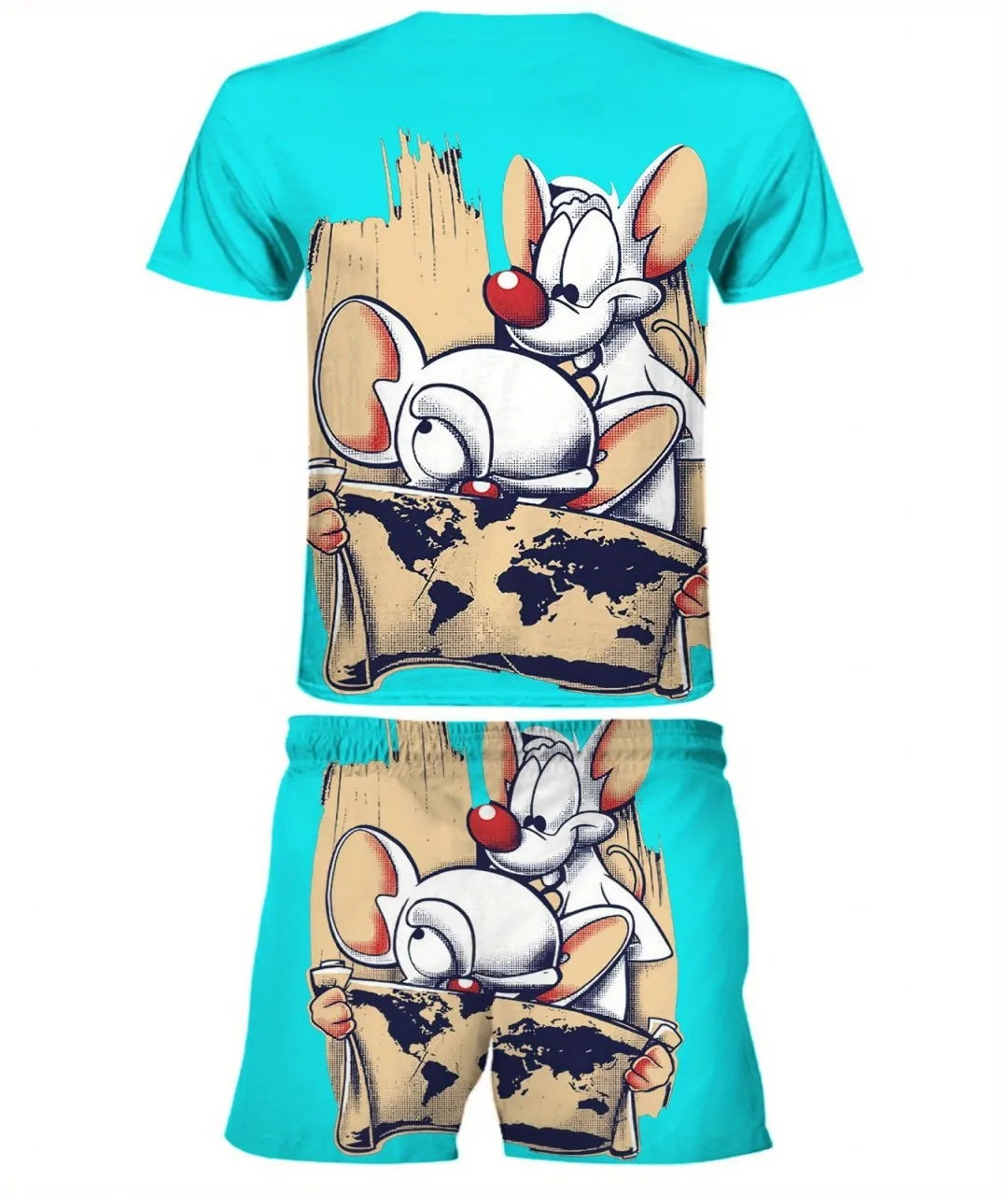 Summer Men's 3D Cartoon Short Sleeve T-Shirt 2025