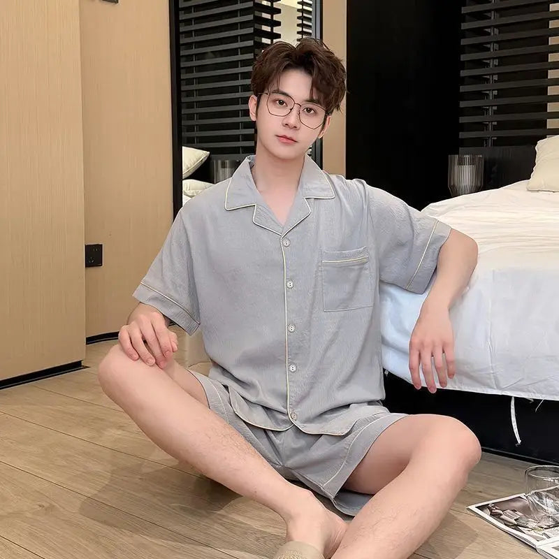 Men's Cotton Pajamas Set