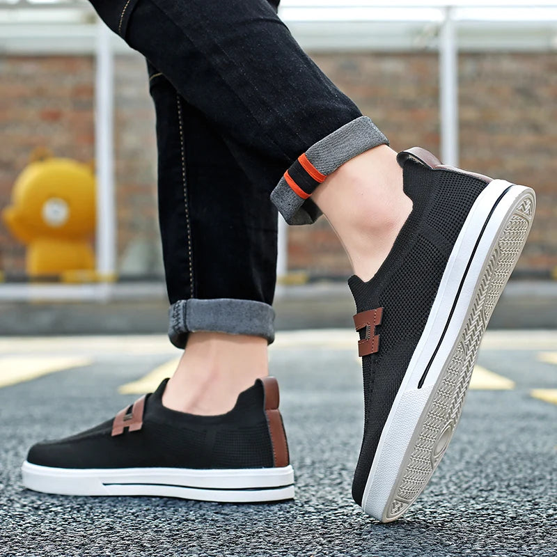 Men's Casual Lightweight Breathable Sports Walking Canvas Shoes