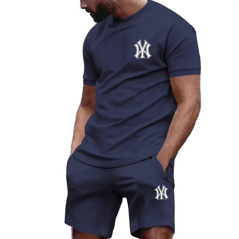 Men's Summer Sports Set – T-Shirt & Shorts 2025