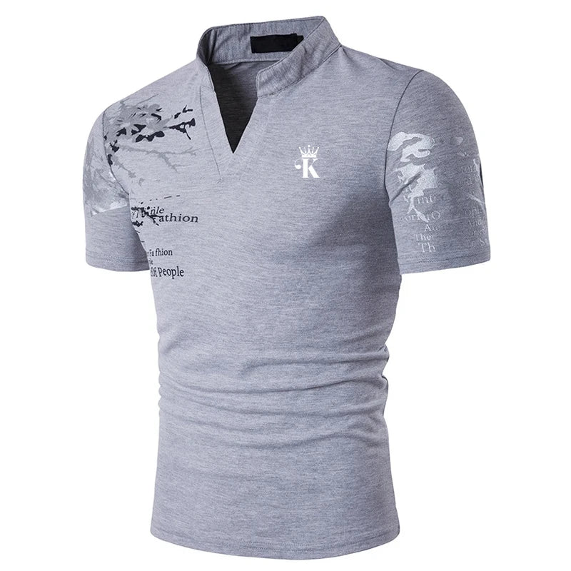 Men’s golf polo shirt, summer casual, short sleeve fashion