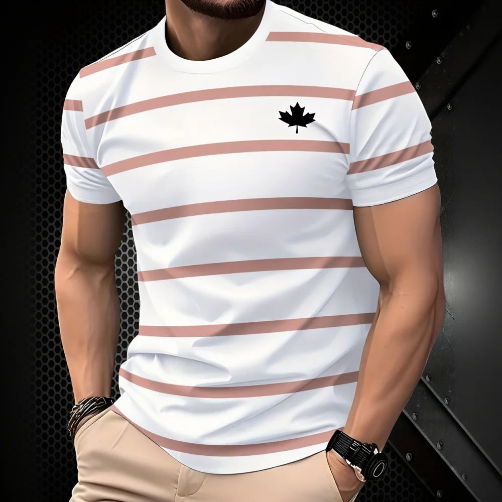 Men's Graphic 3D T-Shirt – Summer Y2K Style