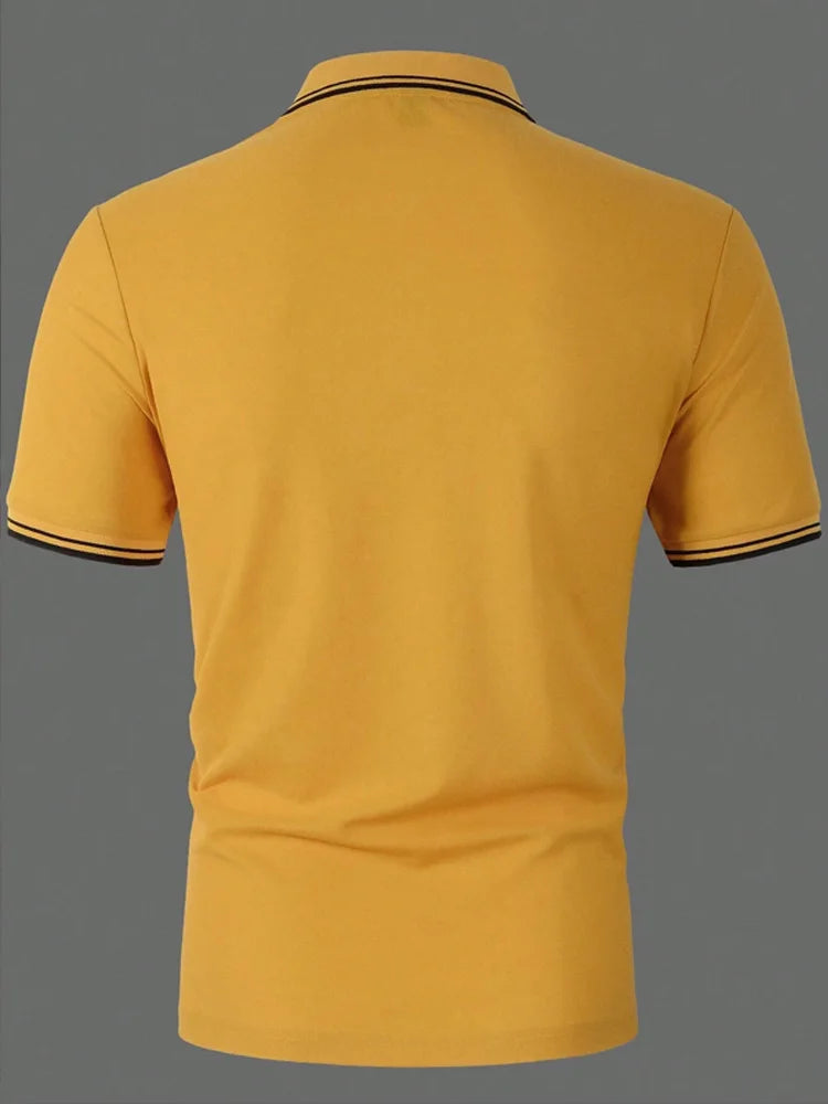 Men's Horse Print Polo – Short Sleeve Golf Shirt