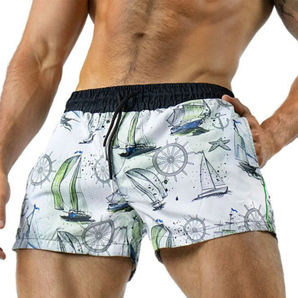 Men’s Camo Sports Quick-Dry Shorts