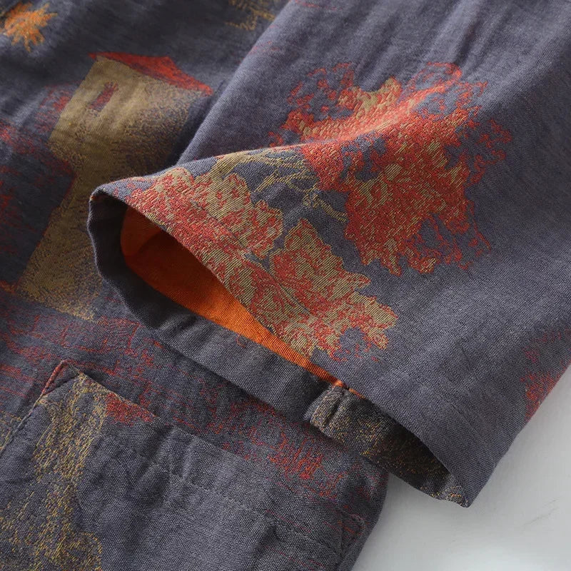 Men's Cotton Kimono Robe – Spring Roomwear