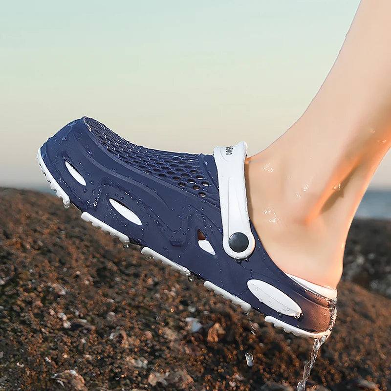 Men's summer sandals breathable soft non-slip outdoor shoes