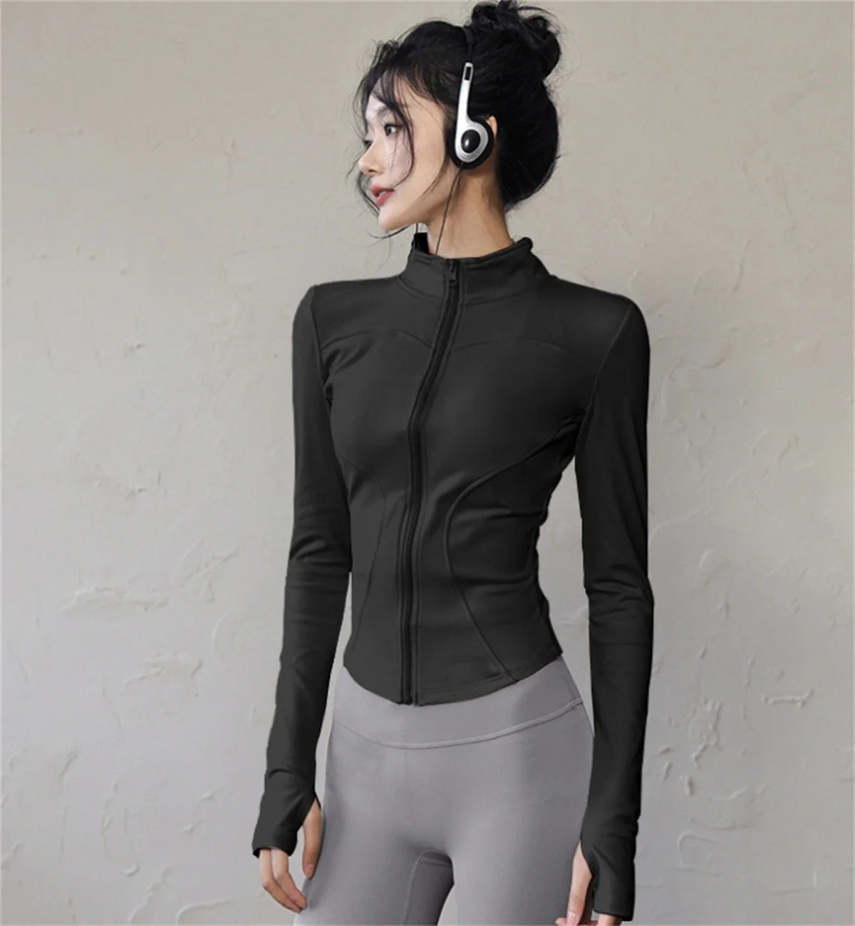 Women's Quick-Dry Sports Jacket – Yoga, Running, Fitness Top