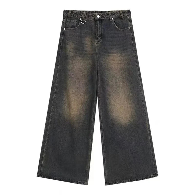 Men’s baggy wide leg vintage denim jeans