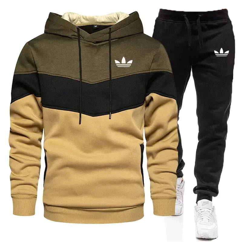 5 Men’s Hoodie & Jogger Set – Casual Sportswear 2025