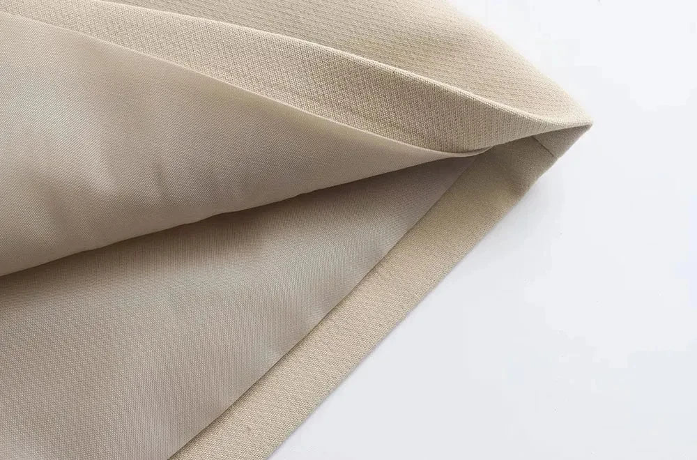 TRZA Women’s Elegant Blazer Coat – Double Breasted Loose Fit