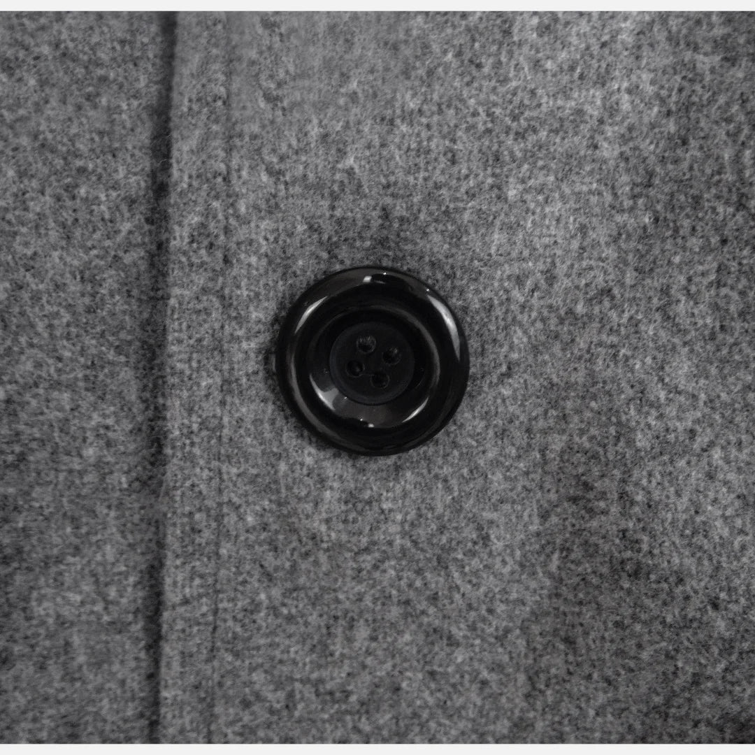 Men's Autumn Jacket, Lapel Coat, Casual Windbreaker, Winter Outerwear