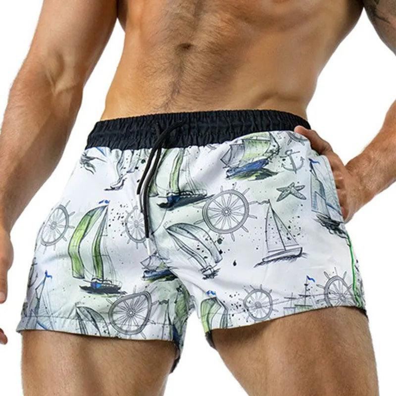 Men’s Camo Sports Quick-Dry Shorts