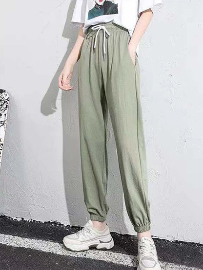 Winter Women Harem Pants Warm Fleece Casual Joggers