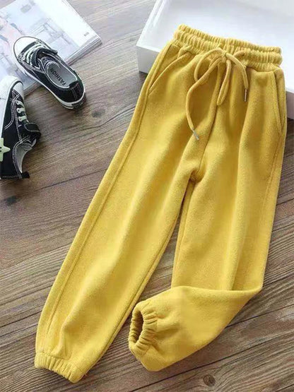Winter Women Harem Pants Warm Fleece Casual Joggers