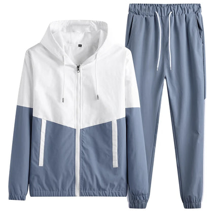 Men’s Tracksuit Set – Hooded Jacket & Joggers
