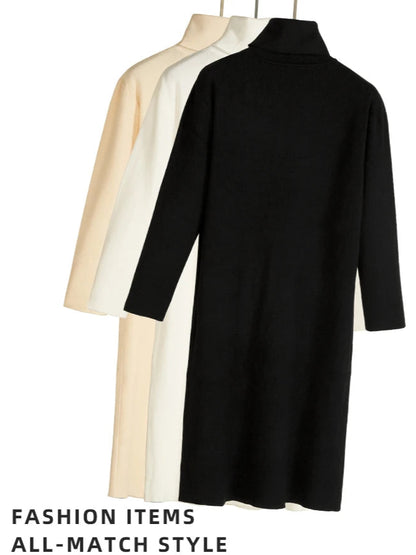 Knitted Women's Winter Dress Sweater